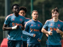 Antony menjadi pembelian MU di hari terakhir menjelang bursa transfer musim panas tutup. Foto: Manchester United via Getty Imag/Ash Donelon