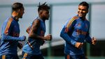 Foto Latihan Perdana Antony di MU