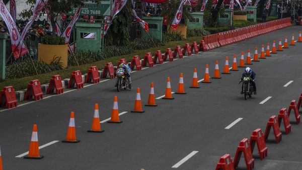 Brumm.. Polda Metro Gelar Ajang Balap Motor di Jalanan Jakarta