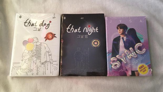 Buku fanfiction karya Jysa. Jysa menerbitkan sejumlah buku yang semula merupakan karya fanfiction yang ia unggah di Wattpad.