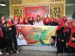 Srikandi Pandawa Sumut Deklarasi Dukung Muhaimin Nyapres