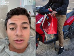 Iseng Banget! Pengantar Makanan Ini Pesan Menu dan Bayar Jasanya Sendiri