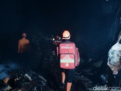 Kebakaran Pasar Lettu Bakri Sukabumi Diduga Akibat Korsleting Listrik