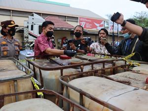 2,7 Ton Solar di Jakut Ditimbun, Akan Dijual Pelaku Saat Harga BBM Naik