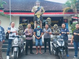Pencuri Motor Matic Terekam CCTV di Ubud Diringkus Polisi Pencuri Motor Matic Terekam CCTV di Ubud Diringkus Polisi