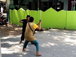 Pria di Palu Ditebas Samurai Bertubi-tubi Hanya Alami Luka Ringan