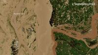 Foto Satelit Banjir di Pakistan Membentuk Danau Raksasa