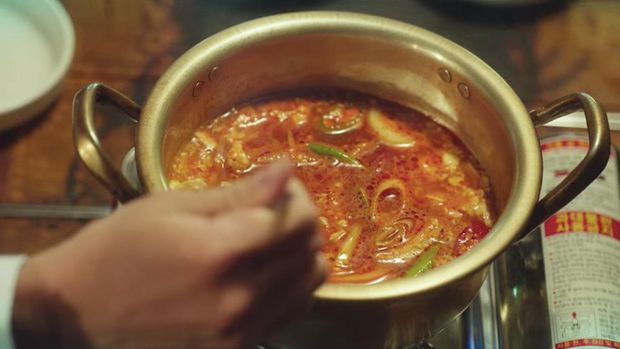 Ilustrasi sup ala Korea