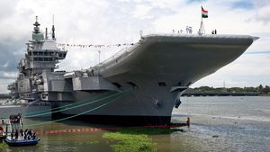 India Pamer Kapal Induk Pertama Buatan Lokal, Salah Satu yang Terbesar di Dunia