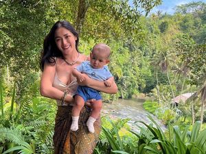 Jessica Iskandar Momong Bayi di Sawah, Dapat Puja-puji