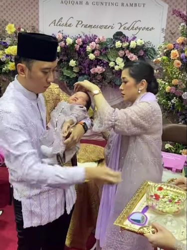 Momen Tasyakuran Putri Bungsu Ibas & Aliya