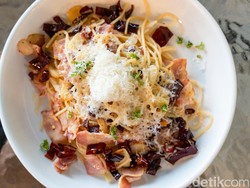 Resep Spaghetti Beef Bacon dan Cabe yang Gurih Pedasnya Spesial