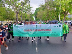 Sambut KTT G20, Ribuan Warga Banjiri Lapangan Renon Ikuti Bazar-Doa Bersama