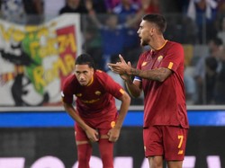 AS Roma sementara tertahan di peringkat kelima Klasemen Liga Italia dengan 10 poin hasil dari tiga kali menang, sekali seri, dan sekali kalah. Udinese di atasnya dengan unggul selisih gol (Getty Images)