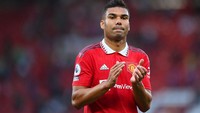 Casemiro didatangkan MU dari Real Madrid pada musim panas ini. Dia ditebus dengan 70 juta pound sterling. (harga Foto: Getty Images/Michael Regan)