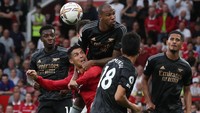 Sudah empat laga beruntun Ronaldo tak masuk starting XI MU dan hanya masuk sebagai pemain pengganti. Foto: Manchester United via Getty Imag/Tom Purslow