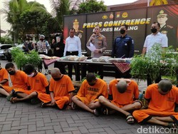 Tangkapan Besar, Polres Malang Sita Narkoba Rp 1,6 M dari 47 Tersangka