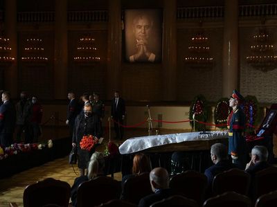 Suasana Pemakaman Gorbachev, Sederhana Tanpa Upacara Kenegaraan