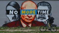 Sederet Mural Anti Perang Dibikin di Polandia, Ini Gambarnya