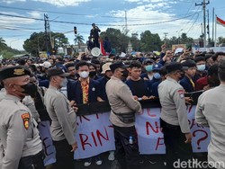 Demo Tolak BBM Naik di Bengkulu, Mahasiswa Tuntut Jokowi Mundur
