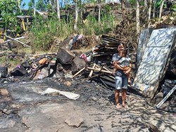 Rumah di Karangasem Hangus Terbakar, Hanya Tersisa Pakaian di Badan