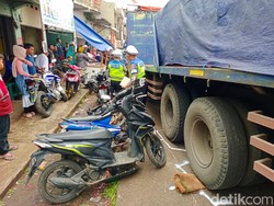 Tabrak Belasan Motor di Cianjur, Truk Fuso Diduga Alami Rem Blong