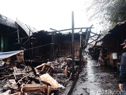 Polisi Ungkap Hasil Penyelidikan Kebakaran Pasar Lettu Bakri Sukabumi