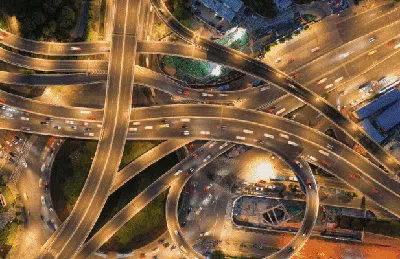 8 Foto Simpang Susun Paling Indah di Dunia, Semanggi Salah satunya