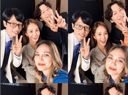 Luna Maya Pamer Foto Bareng Yuri SNSD-Lee Kwang Soo