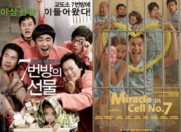 Miracle in Cell No.7 versi Korea dan Indonesia/Foto: imdb.com Miracle in Cell No.7 menjadi film keluarga yang berhasil membuat penonton menangis.