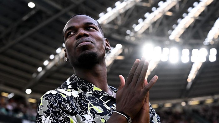 TURIN, ITALY - AUGUST 27: Paul Pogba of Juventus during the Serie A match between Juventus and AS Roma at Allianz Stadium on August 27, 2022 in Turin, Italy. (Photo by Daniele Badolato - Juventus FC/Juventus FC via Getty Images)