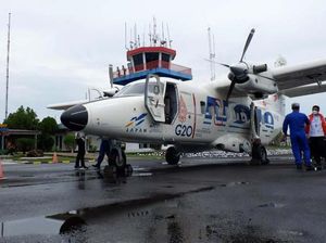 Pesawat N219 Mejeng di Belitung, Ada Apa Nih?