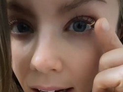 Viral Wanita Pasang Tindikan di Mata, Bikin Netizen Ngilu