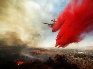 Aksi Helikopter hingga Pesawat Padamkan Kebakaran Hutan California