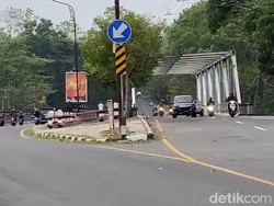 Perbaikan Rampung, Jembatan Bunder Gunungkidul Kembali Dibuka