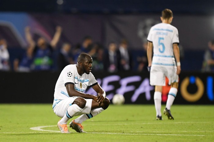 ZAGREB, CROATIA - SEPTEMBER 06: Kalidou Koulibaly of Chelsea looks dejected following their sides defeat the UEFA Champions League group E match between Dinamo Zagreb and Chelsea FC at Stadion Maksimir on September 06, 2022 in Zagreb, Croatia. (Photo by Jurij Kodrun/Getty Images)