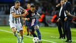 Ekspresi Kylian Mbappe Saat Tumbangkan Juventus 2-1