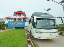 Berapa Jumlah Penumpang Damri Berpenumpang Bayar Pakai Cabai?