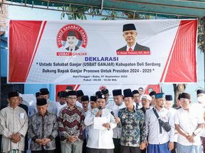 Para Ustaz di Deli Serdang Deklarasi Dukung Ganjar Maju di Pilpres 2024