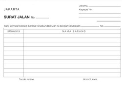10 Contoh Surat Jalan Pengiriman Barang Beserta Formatnya
