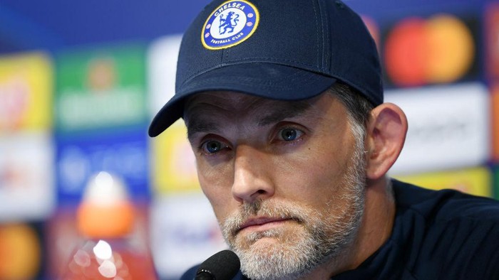 Thomas Tuchel ZAGREB, CROATIA - SEPTEMBER 06: Thomas Tuchel, Manager of Chelsea speaks to the media in the post match speaks to the media in the post match press conference conference after their sides defeat during the UEFA Champions League group E match between Dinamo Zagreb and Chelsea FC at Stadion Maksimir on September 06, 2022 in Zagreb, Croatia. (Photo by Jurij Kodrun/Getty Images)