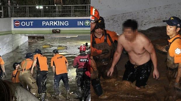 Salah satu korban yang selamat usai terjebak Topan Hinnamnor di Korea Selatan