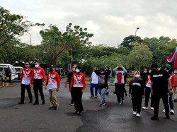 Wapres Maruf Amin Olahraga dan Tinjau Jakabaring Sport City