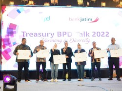 Dukung BPPU 2025 BI, bankjatim Gelar Treasury BPD Talk 2022