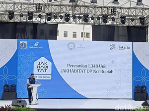 Anies Resmikan 1.348 Unit Hunian DP Rp 0 di Cilangkap-Pondok Kelapa