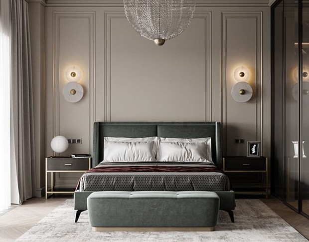 desain kamar tidur klasik/foto: pinterest.com/Behance classic bedroom design