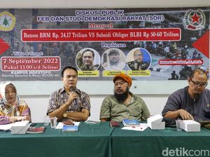 Diskusi Publik Bansos BBM vs Subsidi Obligor BLBI