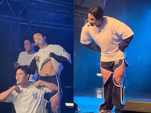 Wonho MONSTA X Tuai Kritik Pakai Baju Vulgar Saat Manggung, Ekpos Paha Wonho MONSTA X Tuai Kritik Pakai Baju Vulgar Saat Manggung, Ekpos Paha