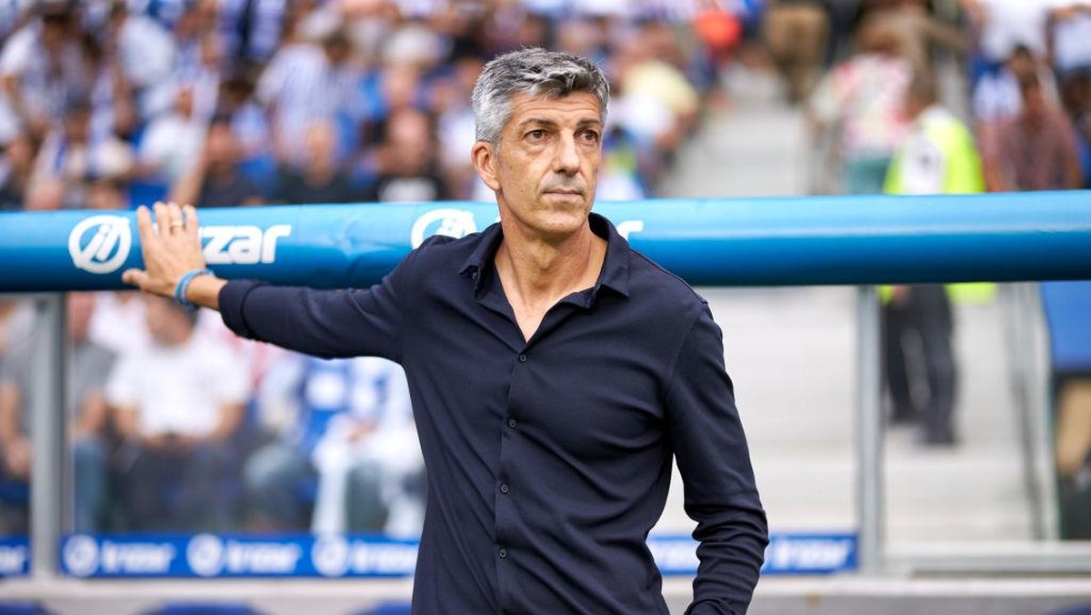 Pelatih Real Sociedad, Imanol Alguacil, tak mengincar hasil imbang di kandang Manchester United. (Foto: Getty Images/Quality Sport Images)