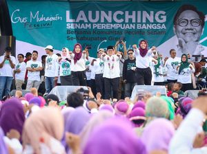 Ibu-ibu di Gresik Dukung Gus Muhaimin Nyapres 2024